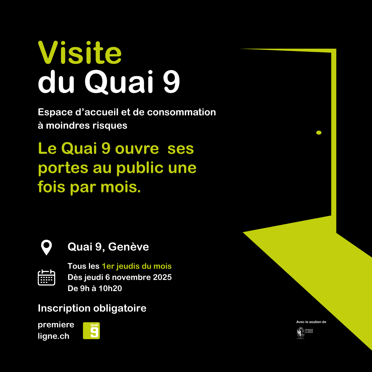 Affiche Visite Quai 9 4x4